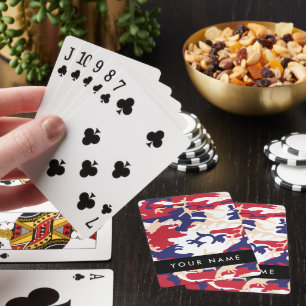 Unabhängigkeitstag Wählen Sie Ihren Namen Personal Spielkarten