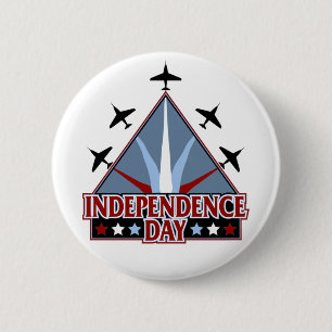Unabhängigkeitstagknopf Button