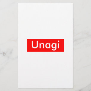 Unagi-Etikett Briefpapier