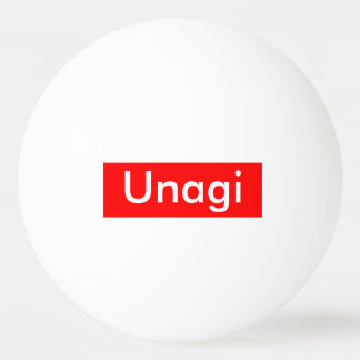 Unagi-Etikett Tischtennisball
