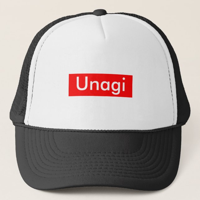 Unagi-Etikett Truckerkappe (Vorderseite)