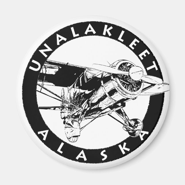 Unalakleet, Alaska Pilot Magnet (Vorne)