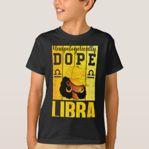 Unalogetisch Waage Schwarze Frau Kappe Sternzeiche T-Shirt