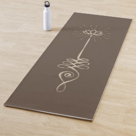 Unalome Schlichte Hintergründe - Erde + Dove Yoga  Yogamatte