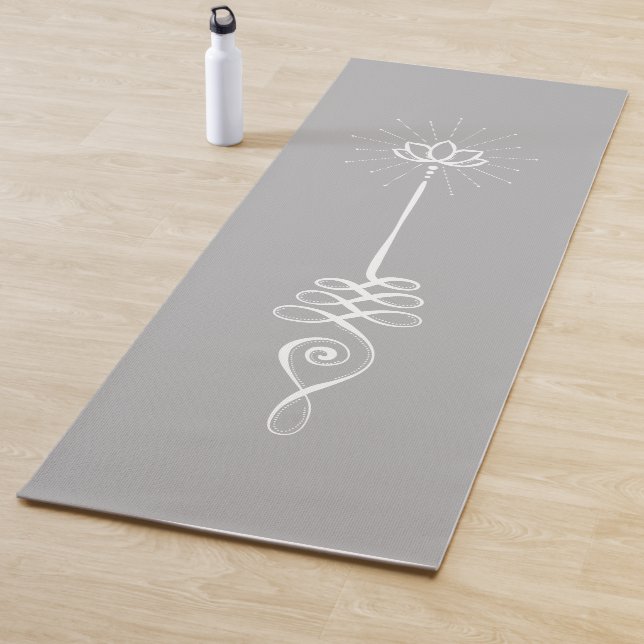 Unalome Schlichte Hintergründe - Nebel + Schnee-Yo Yogamatte (Beispiel)