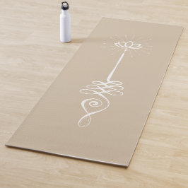 Unalome Schlichte Hintergründe - Taube + Schnee Yo Yogamatte