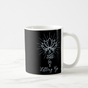 Unalome-Symbol Lotusblume Loslassen Kaffeetasse