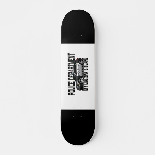UNAMTLICHES POLIZEI-SKATEBOARD SKATEBOARD (Vorne)