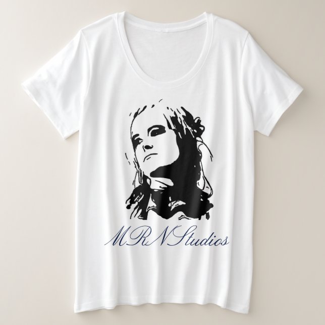 unamüsiert große größe T-Shirt (Design vorne)