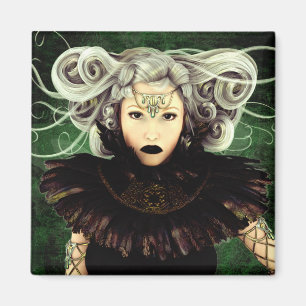 Unamüsierte gotische Kunstwerke Magnet