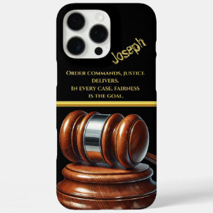 Unanfechtbares Gericht der rechten Herrlichkeit iPhone 16 Pro Max Hülle