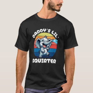 Unangebracht Lustiger Daddy's Kleiner Spritzer Pei T-Shirt