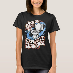 Unangebrachte peinliche Humor-T-Shirt T-Shirt