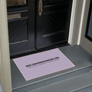 Unangekündigter Besuch Door Mat Fußmatte