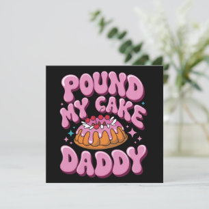 Unangemessenes Schlag meinen Kuchen Daddy Peinlich Einladung