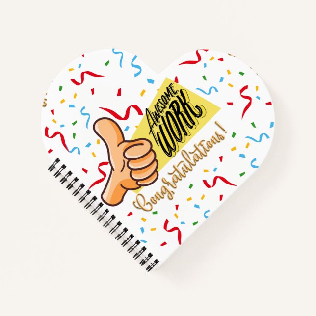 unangenehme Arbeitsbeglückwünsche Notizbuch (Vorderseite)