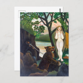 Unangenehme Überraschung | Henri Rousseau | Postkarte