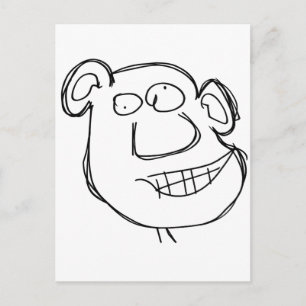 Unangenehmer Typ Postkarte