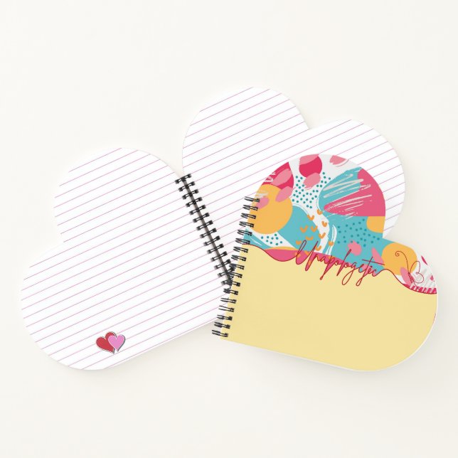 Unapologetic Bold Feminine Statement Notizbuch (Innenseite)