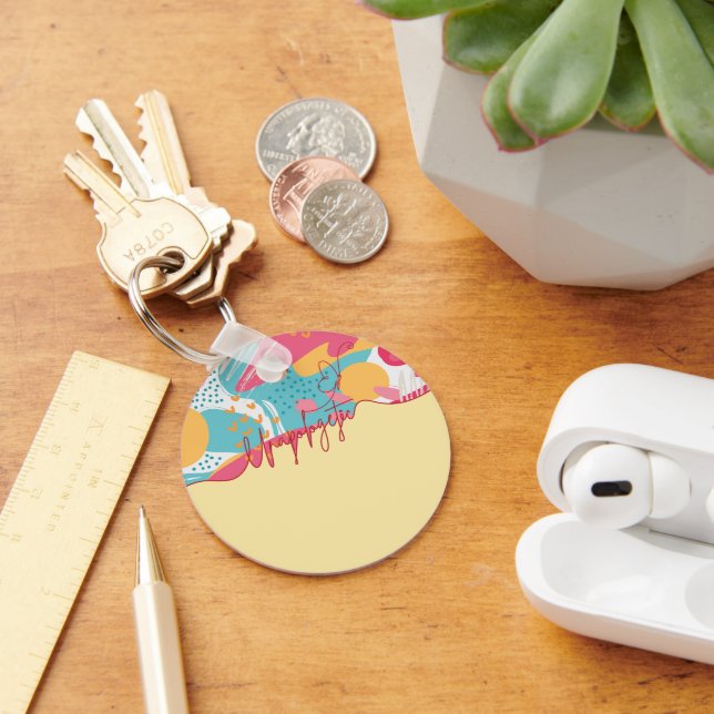 Unapologetic Bold Feminine Statement Schlüsselanhänger (Schreibtisch)