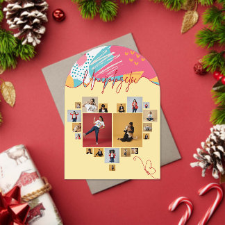 Unapologetic Personalized Feminine Photo Collage Acryleinladungen