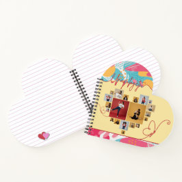 Unapologetic Personalized Feminine Photo Collage Notizbuch