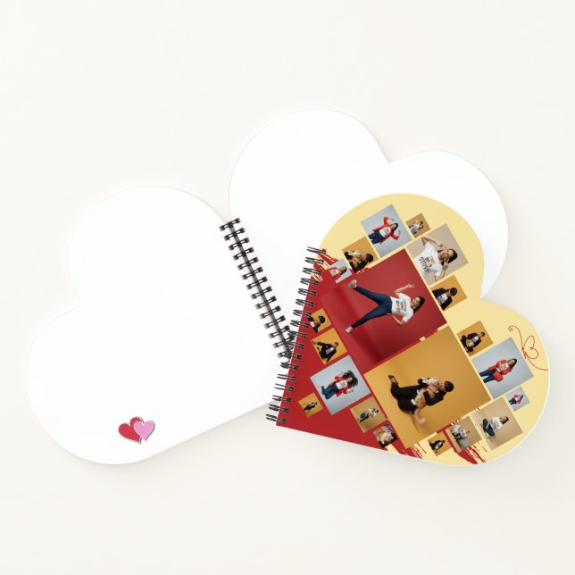 Unapologetic Personalized Feminine Photo Collage Notizbuch (Innenseite)