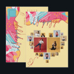 Unapologetic Personalized Feminine Photo Collage Postkarte<br><div class="desc">Celebrate your story — unapologetically. This bold feminine photo collage design allows you to create a truly personal display by adding your own photos. Arrange your favorite memories, milestones, friendships, or achievements into a beautiful collage that reflects confidence, individuality, and self-expression. The modern colorful design paired with the empowering “Unapologetic”...</div>