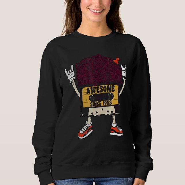 Unapologetically black awesome since 1953 african  sweatshirt (Vorderseite)