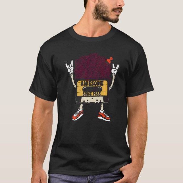 Unapologetically black awesome since 1988 african  T-Shirt (Vorderseite)