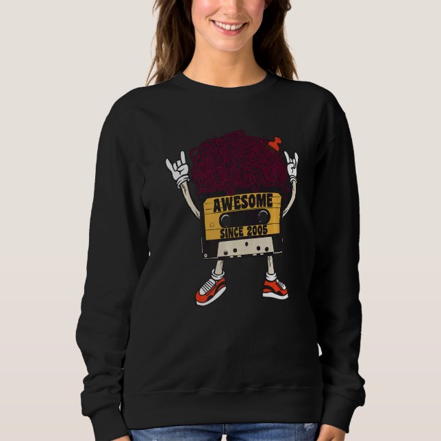 Unapologetically black awesome since 2005 african  sweatshirt (Vorderseite)