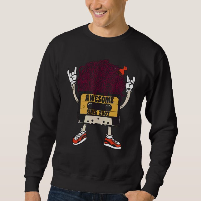 Unapologetically black awesome since 2007 african  sweatshirt (Vorderseite)