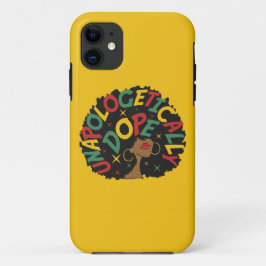 Unapologetisch dope Black Girl Afro Case-Mate iPhone Hülle