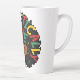 Unapologetisch dope Black Girl Afro Milchtasse