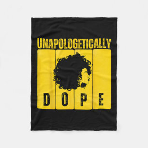 Unapologetisch Drug Black History Montag Afrikas Fleecedecke