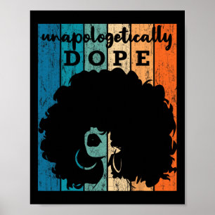 Unapologetisch Drug Black History Montag Afrikas Poster