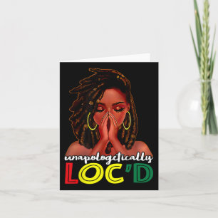 Unapologetisch Loc'd African American Women June Karte