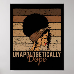 Unapologetisch Medikamente - Afrikanisches Woma au Poster