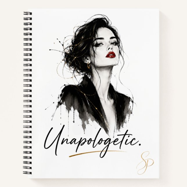 Unapologetisch. Personalisiertes Notizbuch  (Vorderseite)