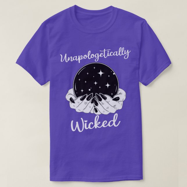 Unapologetisch verwischt Bad Wittling Halloween Ho T-Shirt (Design vorne)