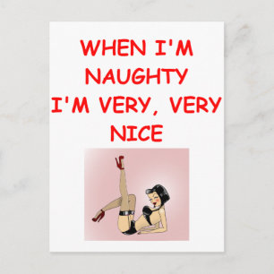 unartig, aber schön feiertagspostkarte