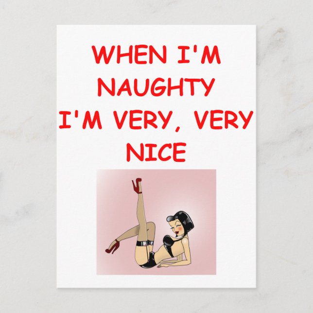 unartig, aber schön feiertagspostkarte (Vorderseite)