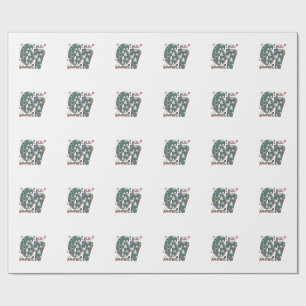 Unartig Nett Sechs Sieben 67 Brainrot Weihnachten Geschenkpapier