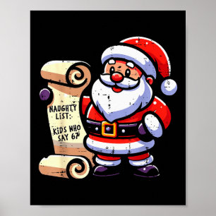 Unartige Liste Kinder, die 67 lustige Meme 6 7 Chr Poster
