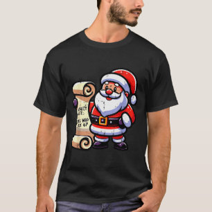 Unartige Liste Kinder, die 67 lustige Meme 6 7 Wei T-Shirt