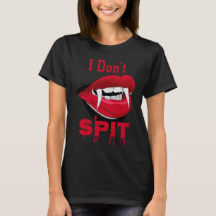 Unartige Vampir-Lippen und -Zähne T T-Shirt