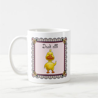 Unartiger Ente Kaffeetasse