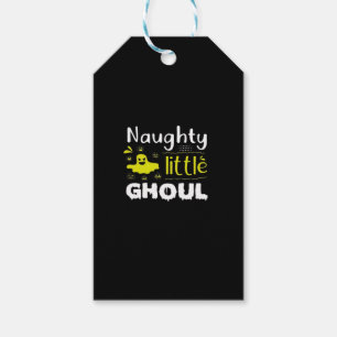 Unartiger kleiner Ghoul lustiges Halloween-Design Geschenkanhänger