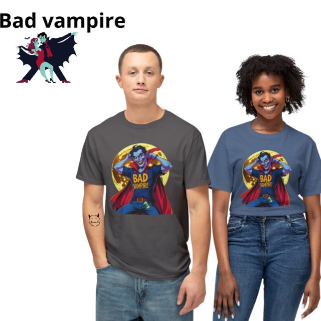 Unartiger Vampir, Lustiger Vampir-Typ Tee (Von Creator hochgeladen)