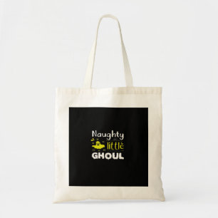Unartiges kleines Ghoul lustiges Halloween-Design Tragetasche